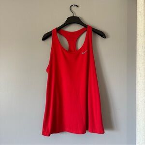 Nike Dri Fit Tank Top - Size large - Red